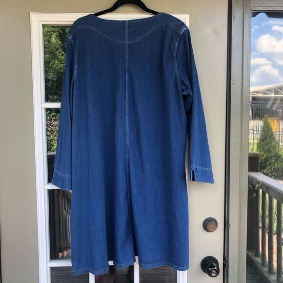 Links DenimβJean Blue Dress Casual Size XXL - Picture 3 of 8